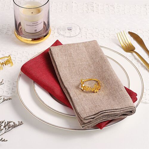 Cotton and linen plain TEA TOWEL cloth art napkin KITCHEN TO