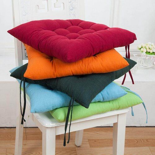 Cotton and linen thickened student seat cushions chair cushi