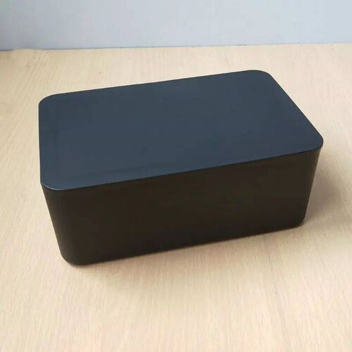2023 New Wet Wipes Dispenser Holder Case with Lid Black Dust