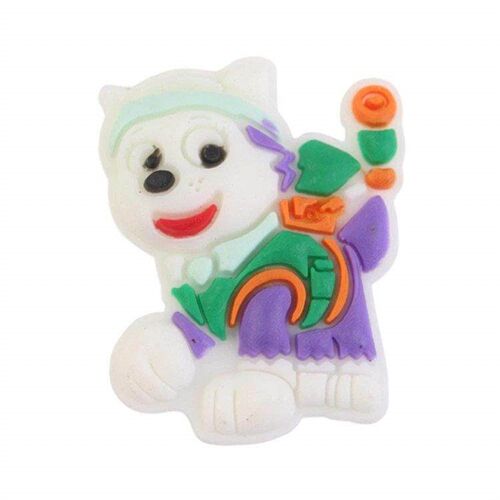 1/3/10pcs Cartoon White Dog Silicone Beads BPA Free  Rodent