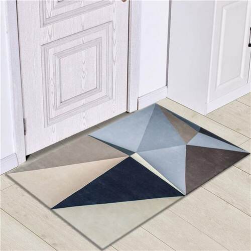 Absorbent felt bedroom entrance door mat bathroom rug carpet
