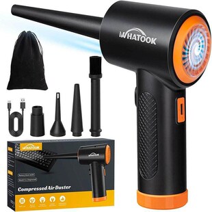 60000 RPM Cordless 3-speed Air Duster Compressed Blower Elec