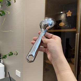 18/10不锈钢家用冰激凌挖勺敦实可爱 雪糕挖球器 挖球小工具