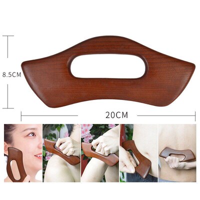 Wooden gua sha Tools Anti Cellulite Massage Tool Wood Lympha