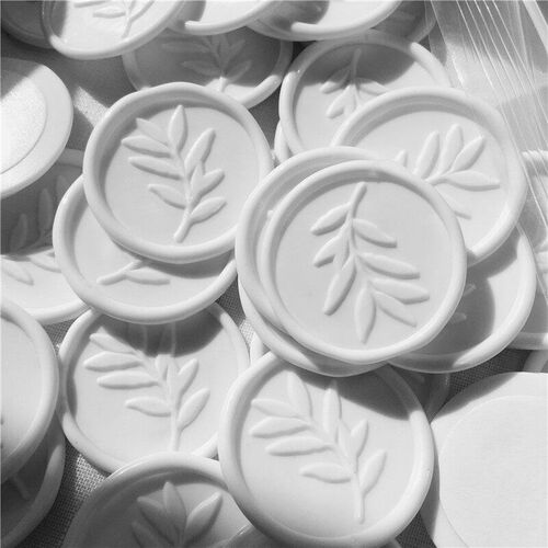 convenient use leaf wax seal stickers with Double-sided tape