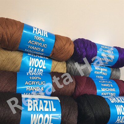 BRAZILIAN WOOL 100%ACRYLIC HAND 80G