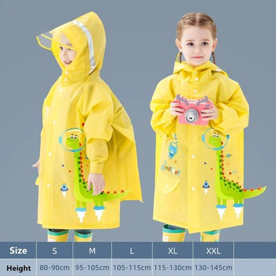 Cute Kids Raincoat Wateproof Children Dinosaur Unicorn Rain
