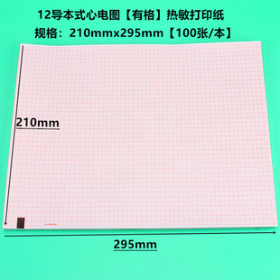 心电图纸210mmx295mm理邦SE00心电图机迈瑞RMC00热敏打印