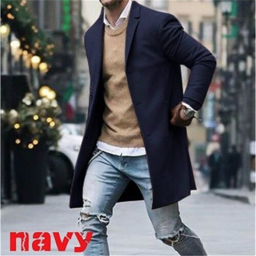 2025 Mens at Simple Woolen at Casual Woolen Mid-length at