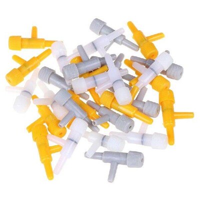 10pcs Aquarium Air Regulator Flow Tube Pipe Divider Valve