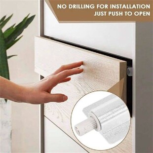 【NEW】6 Pcs Magnetic Push Latch Catch For Cabinet Door,