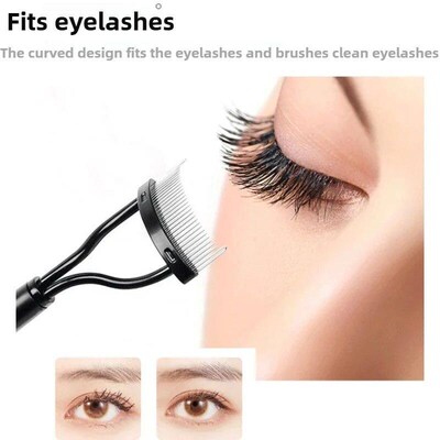 Eyelash Curler Set Metal Serrated Eyelash Splitter eauty Sta