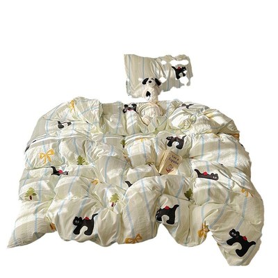 Bed Cover Set Bedding bed sheet Duvet Cover 4pc quilt home