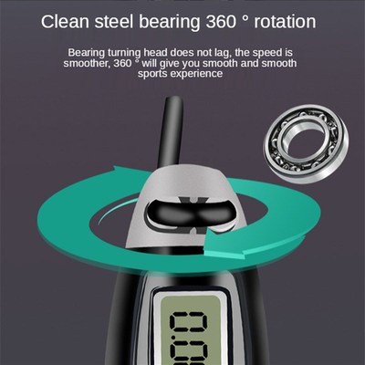 Cordless Electronic Skipping Rope Gym Fitness Crossfit Skipp