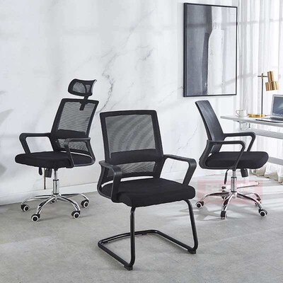 Office Staff Conference Chair Backrest Mesh Bow Computer Cha