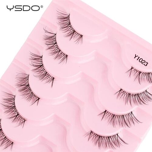 Half Lashes Mink Eyelashes Natural Soft Cat Eye False Eyelas