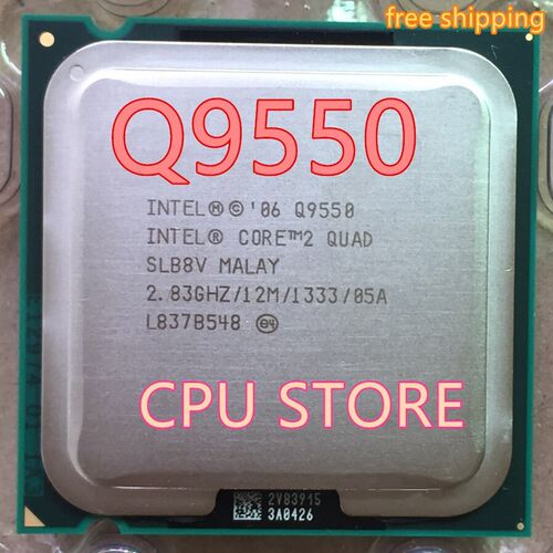 lntel Q9550 CORE 2 QAD Q9550 CP Processor 2.83GHz /12MB L2 C