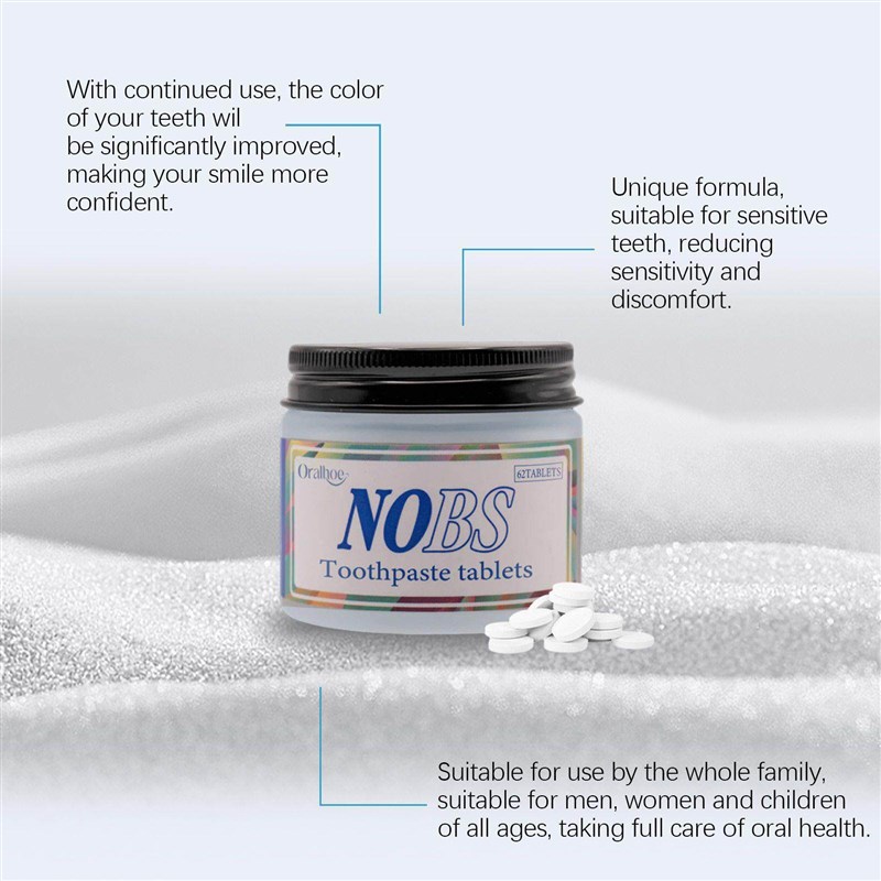 oralhoe Oral Care Toothpaste Tablets - Freshening and Enamel - 实物图