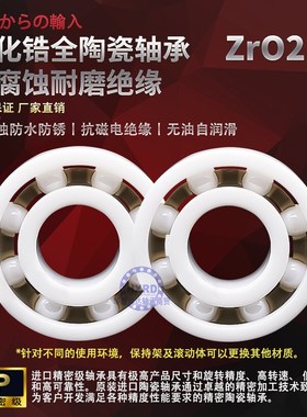 无磁防水全陶瓷氧化锆轴承 6915 6916 6917 6918 6919 6920CE CZ