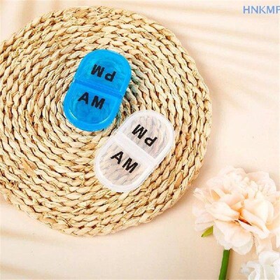 1Pcs Pill Medicine Box Portable Drug Box Tablet Splitter