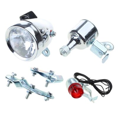 Vintage Bicycle Motorized Bike Friction 12V 6W Generator Hea