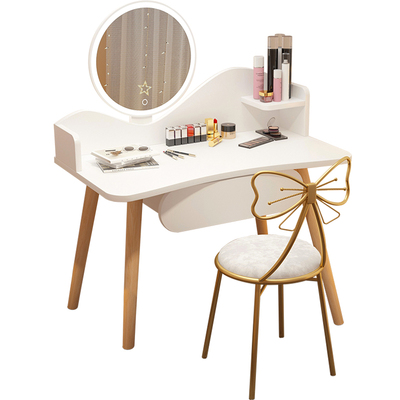 Nordic dressing table bedroom fashion dresser Light Mirror