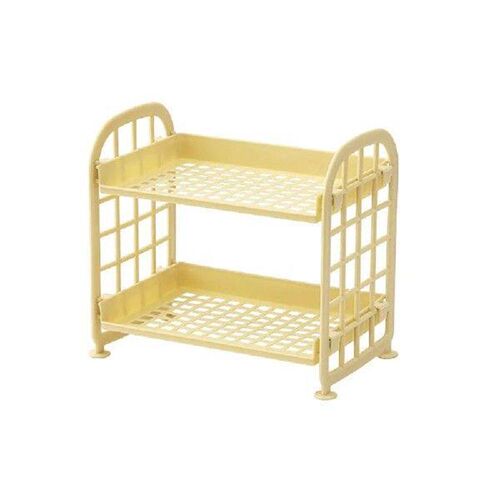 Hot Sale Double Layered Desktop Storage Rack Foldable