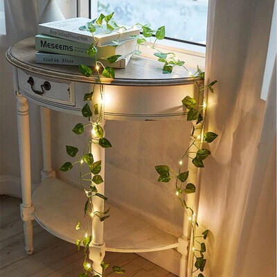 Fairy Lights 10m 100LED /5M 50 LED Solar Lights Maple Leaf W