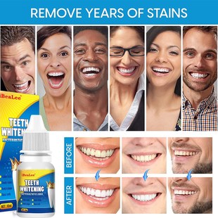 Teeth Whitening Essence Serum Dental Whitener Bleach Powder