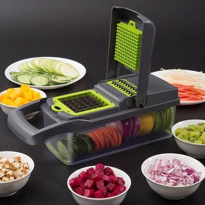 Vegetable Fruits Tool Potato Masher slicer Cutter 刨丝切菜器