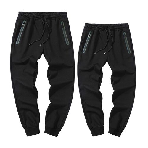 Tencel Roman Embroidered Pants Mens Casual Pants Four-sided