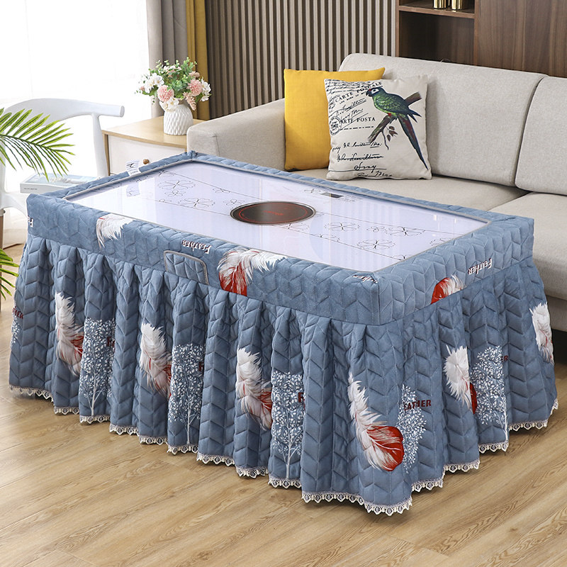 加厚加绒烤火桌子罩长方形取暖茶几电炉罩全包烤火炉罩防尘罩,居家布艺,微波炉罩,淘宝优惠券,粉丝福利购,淘宝优惠卷