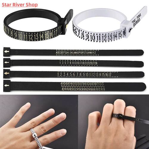 Ring Sizer Measure UK/US/JP/EU Finger Measure Gauge Men and