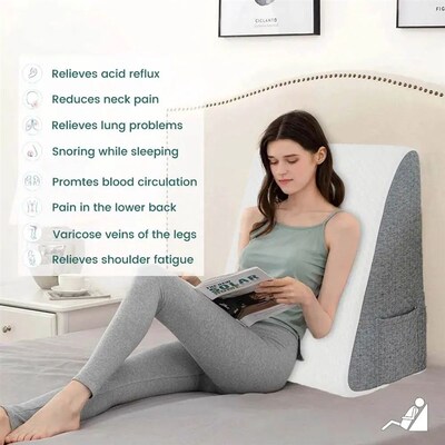 Wedge Pillow for Sleeping Acid Reflux After Surgery Triangle
