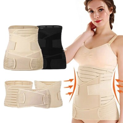 3 In 1 Shapewear Postpartum Belly Belt Tummy Band Girdles Co
