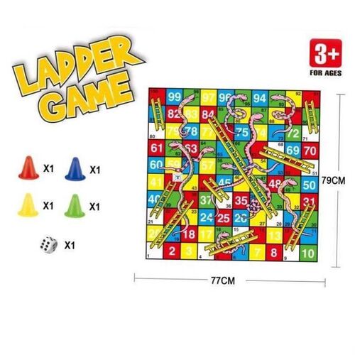 Kids Ludo Snakes and Ladders Board Games for Children Large