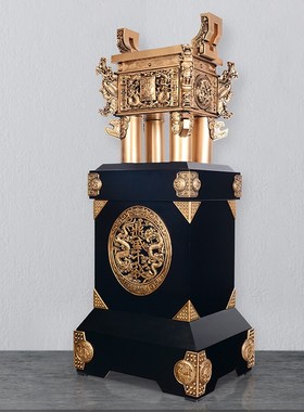 鼎摆件公司开业乔迁贺礼送学校办公室酒店大型金属鼎落地装饰品