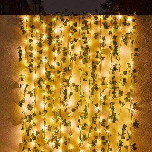 Fairy Lights Solar Lights Maple Leaf Waterproof Outdoor Garl