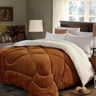 Winter Warm Thick Flannel Comforter Duvet Quilt Blanket beds