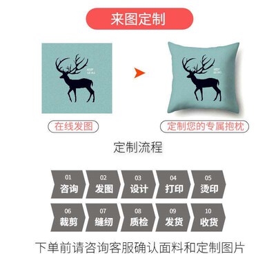 -Pillow enterprise gift cushion pillow cover sofa pillow cov