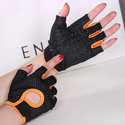 Cycling Fingerless Gloves Professional Gym Fitness Breathabl