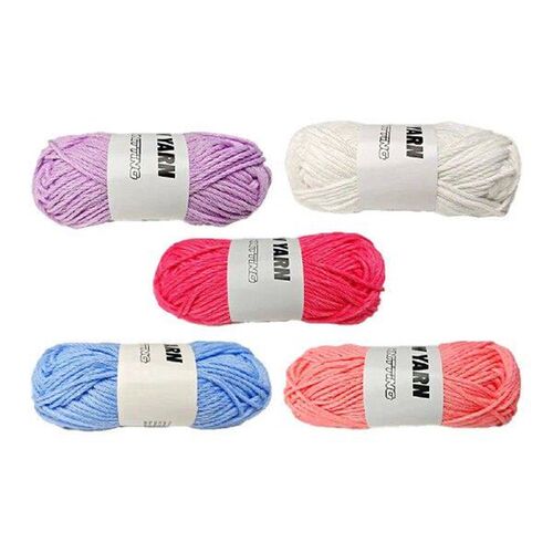 5 Pieces Glow in The Dark Yarn Luminous Yarns for Hand