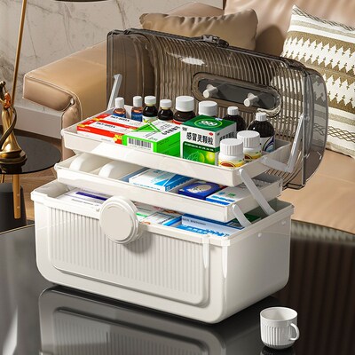 Storage multi-layer medical kit, home first aid kit, home em