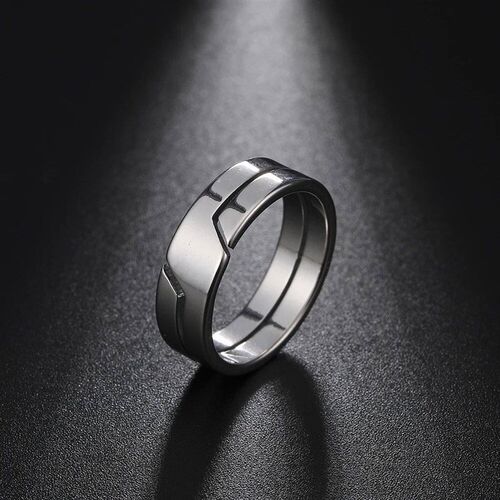 Skyrim Stainless Steel Ring for Men Women Couple Casual Fing