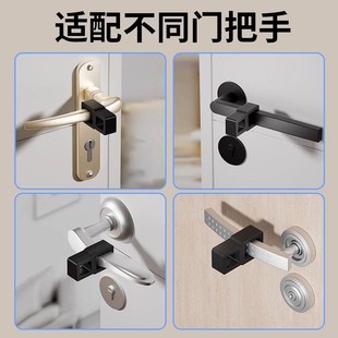 防撞门吸免打孔新款入户门把手静音门挡卫生间墙上软硅胶门阻门后