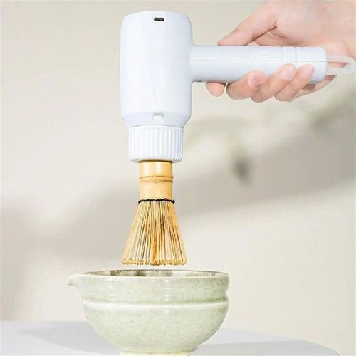 Electric Powered Matcha Whisk Portable Easy to Use 3 Speeds