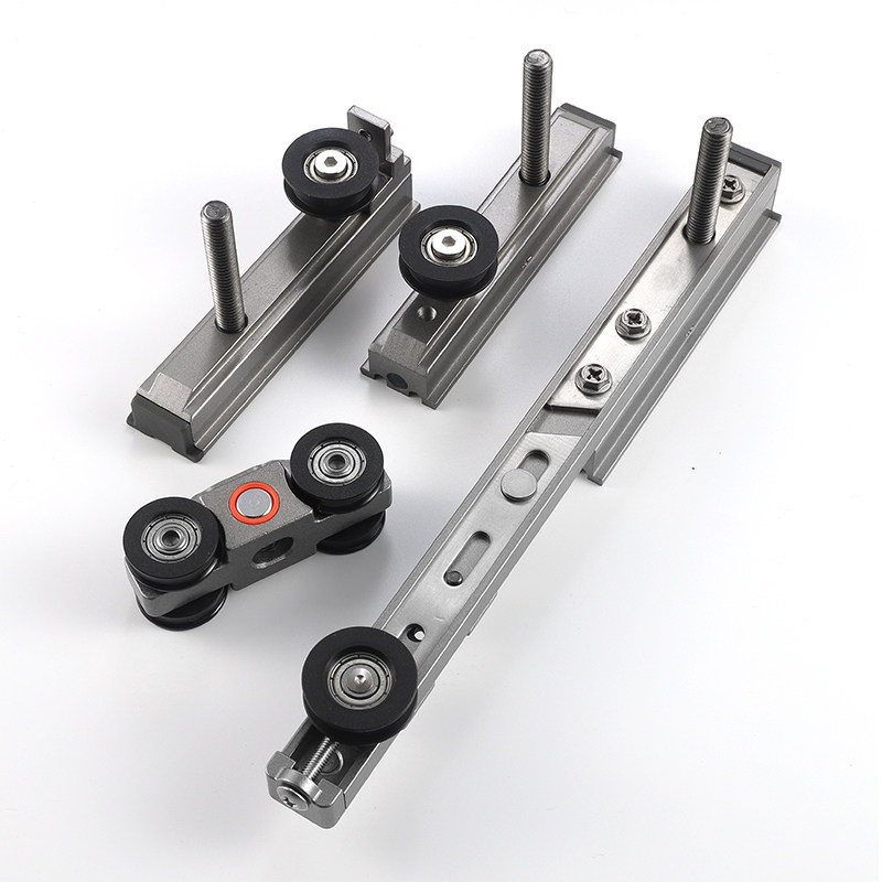 极简铝框门木门用二三联动推拉门吊轨滑轨顺向联动移门轨道配件,基础建材,吊滑,淘宝优惠券,粉丝福利购,淘宝优惠卷