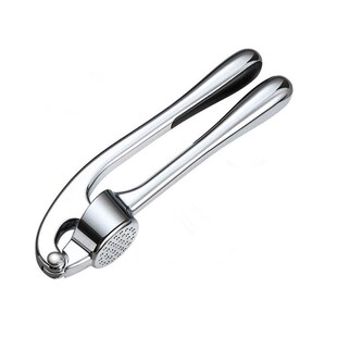 Garlic Press Crusher Ginger Squeezer Masher Handheld Mincer