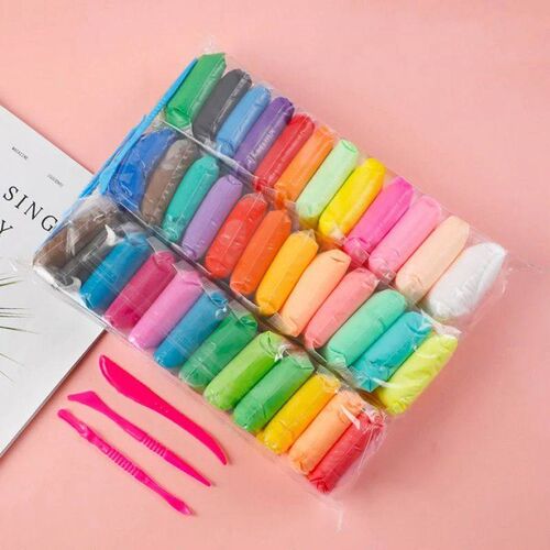 36 Colors Air Dry Plasticine Modeling Clay for Children Poly