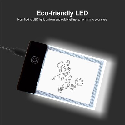 Drawing Paper Flipbook Flip Book Kit with Light Pad LED Ligh